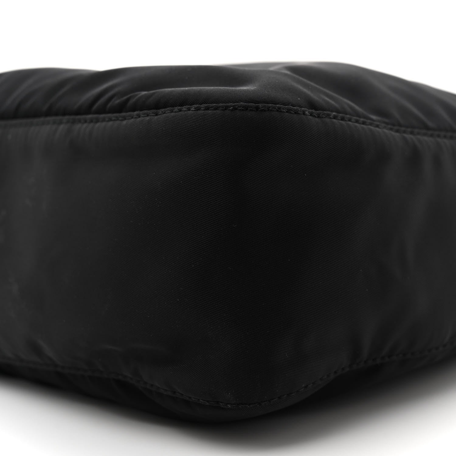 Prada Re-Nylon Vela Saffiano Pocket Double Zip Messenger Bag Black 9 of 12