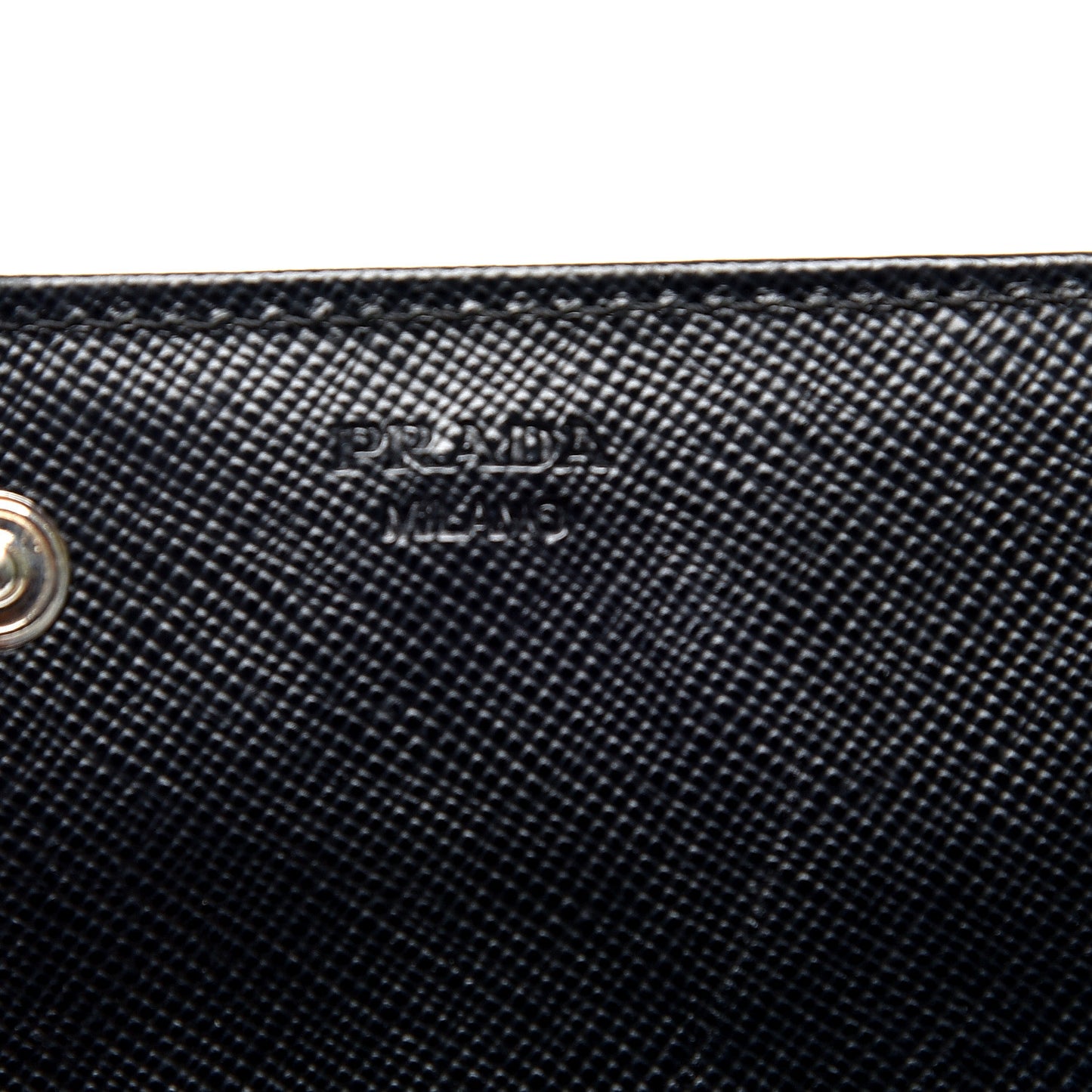 Tessuto Nylon Continental Flap Wallet Black