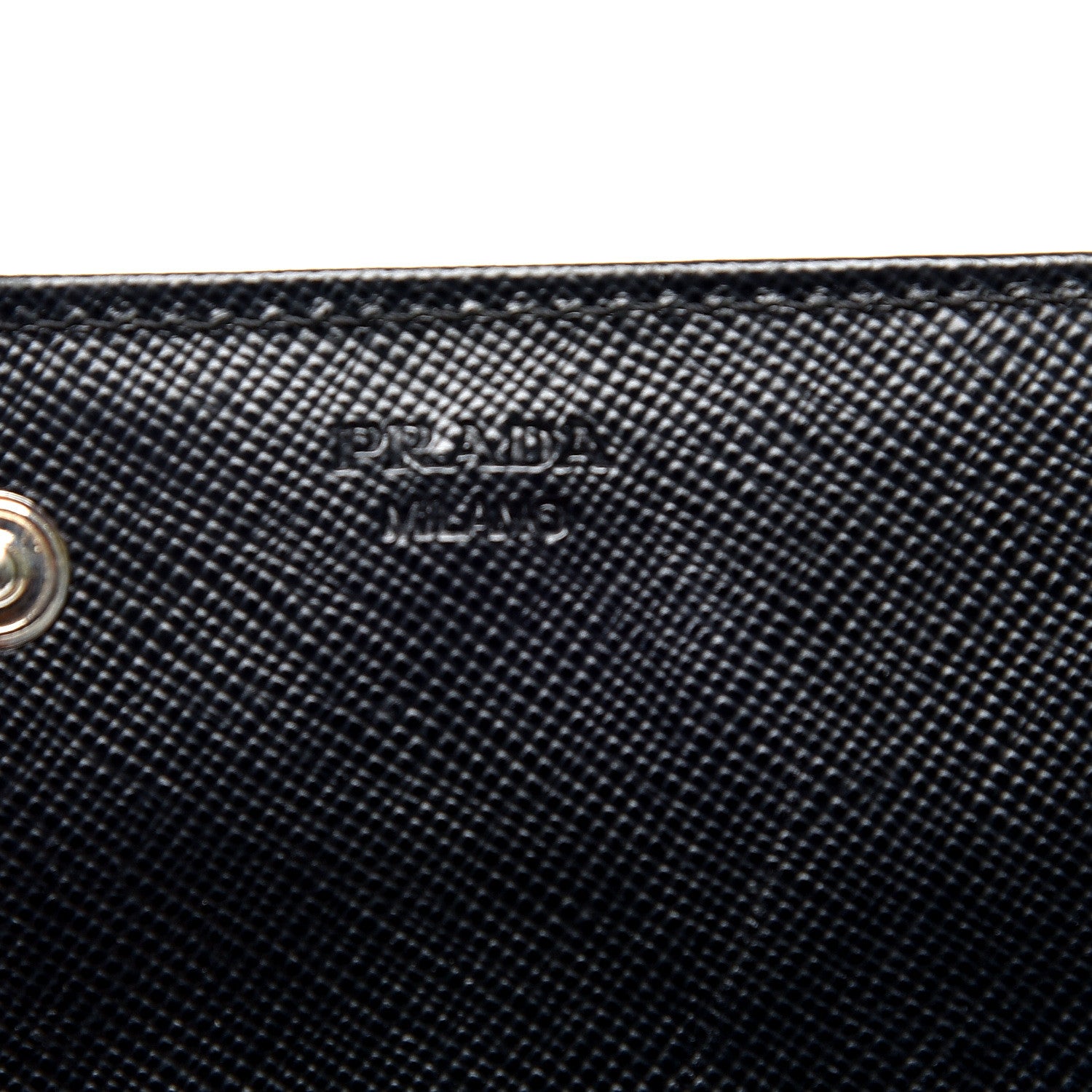 Prada Tessuto Nylon Continental Flap Wallet Black 8 of 12