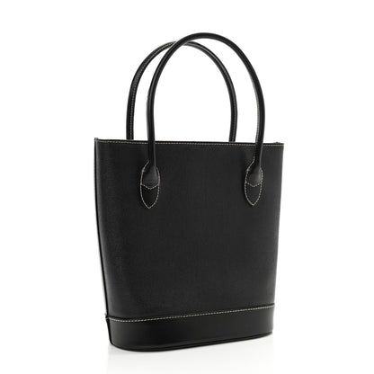 Burberry Saffiano Top Handle Bag Black 3 of 9