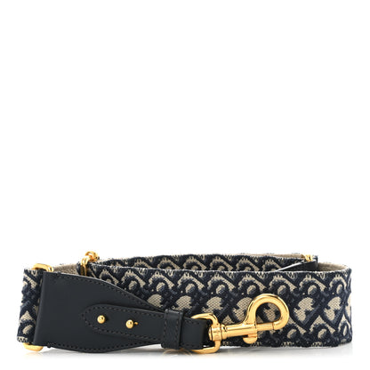 Christian Dior Oblique Shoulder Strap Blue 1 of 4