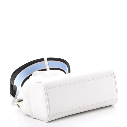 Versace Calfskin Palazzo Empire Crossbody Bag White 6 of 23