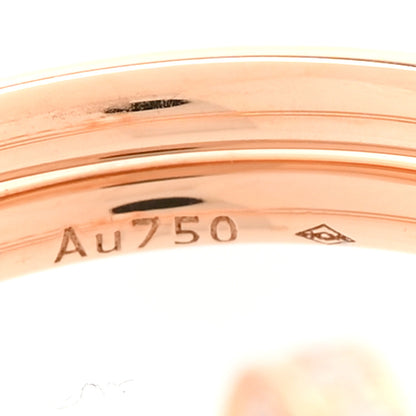 Cartier 18K Pink Gold Diamond Double Juste Un Clou Paved Ring 49 4.75 5 of 6