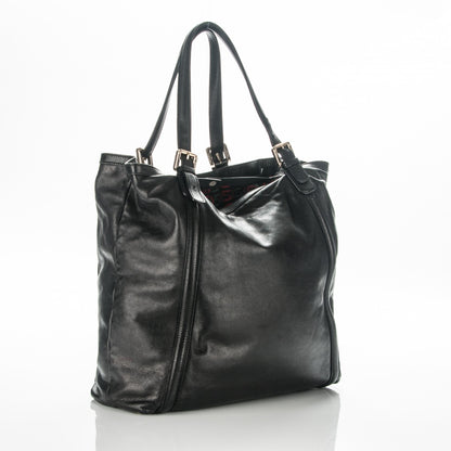 Gucci Calfskin Large Britt Shoulder Bag Black 2 of 20