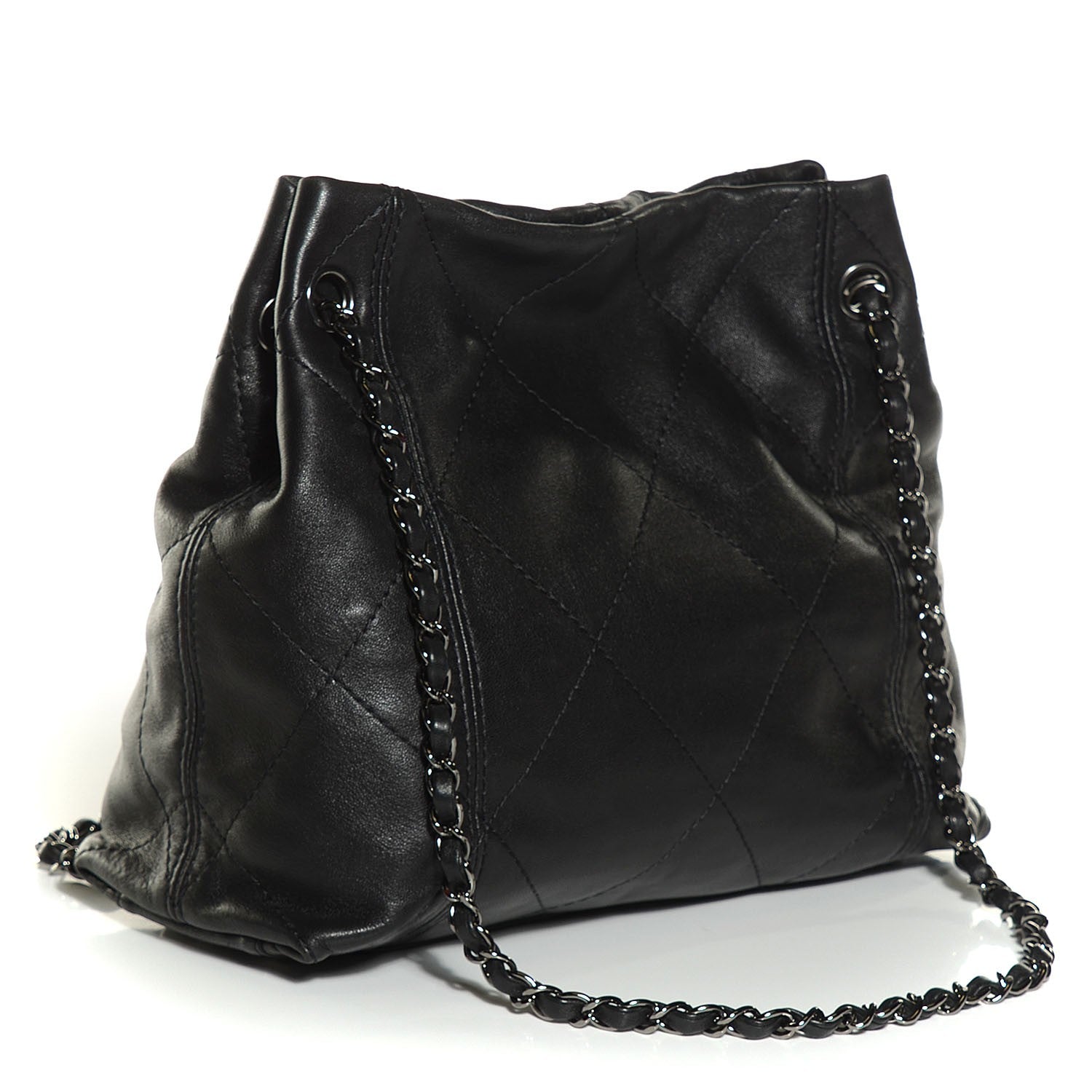 Chanel Lambskin Quilted Small Soft Touch Shoulder Bag Black 3 of 7