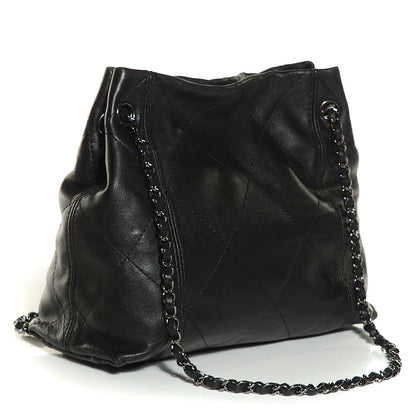 Chanel Lambskin Quilted Small Soft Touch Shoulder Bag Black 3 of 7