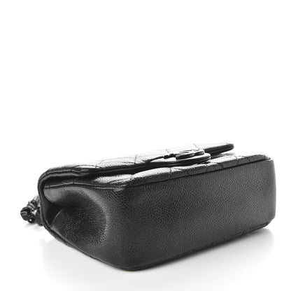 Chanel Caviar Quilted Incognito Mini Square Flap Black 4 of 9
