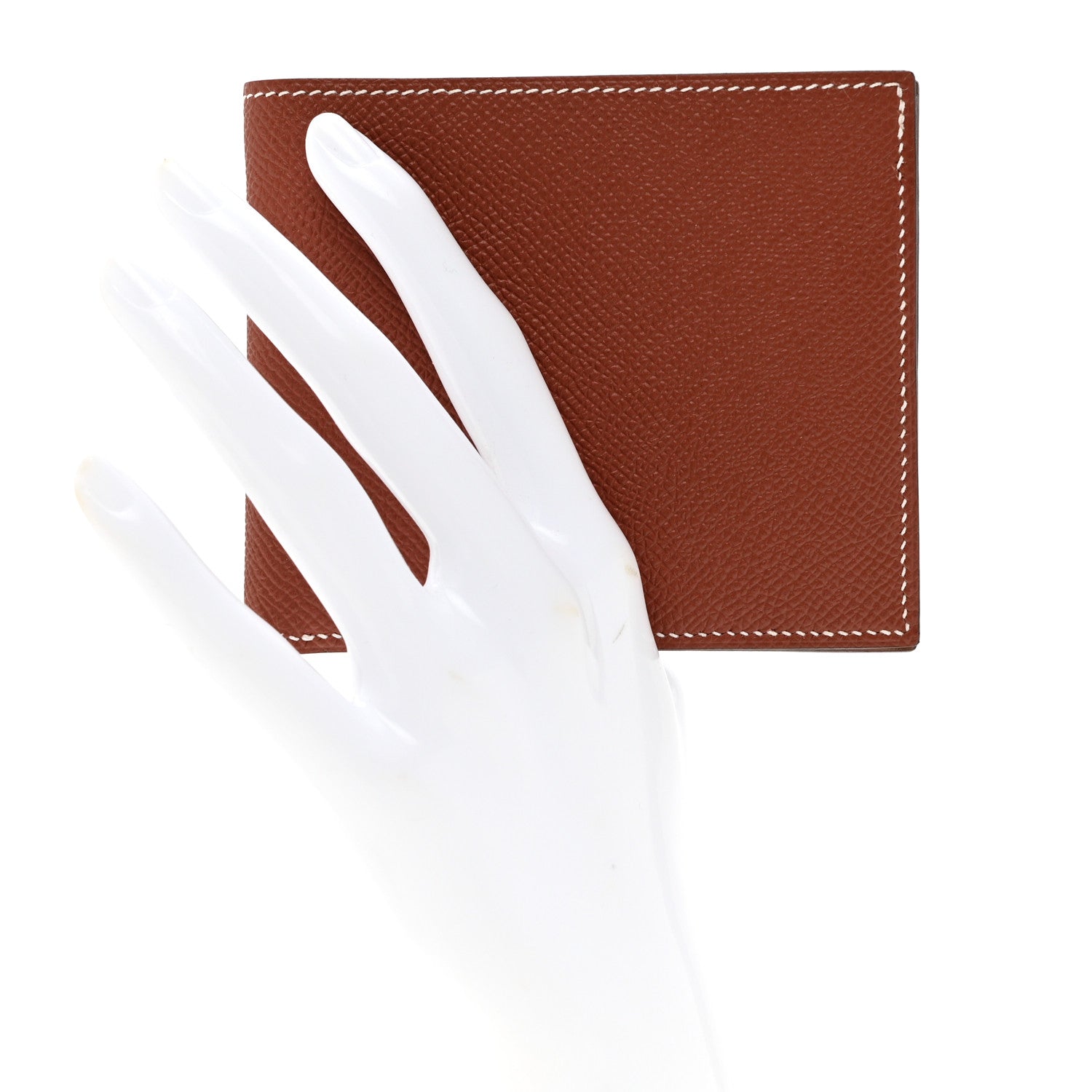 Hermes Epsom Citizen Twill Compact Wallet Gold 2 of 7