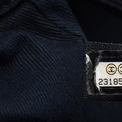 Chanel Denim Large Deauville Tote Dark Blue 9 of 10