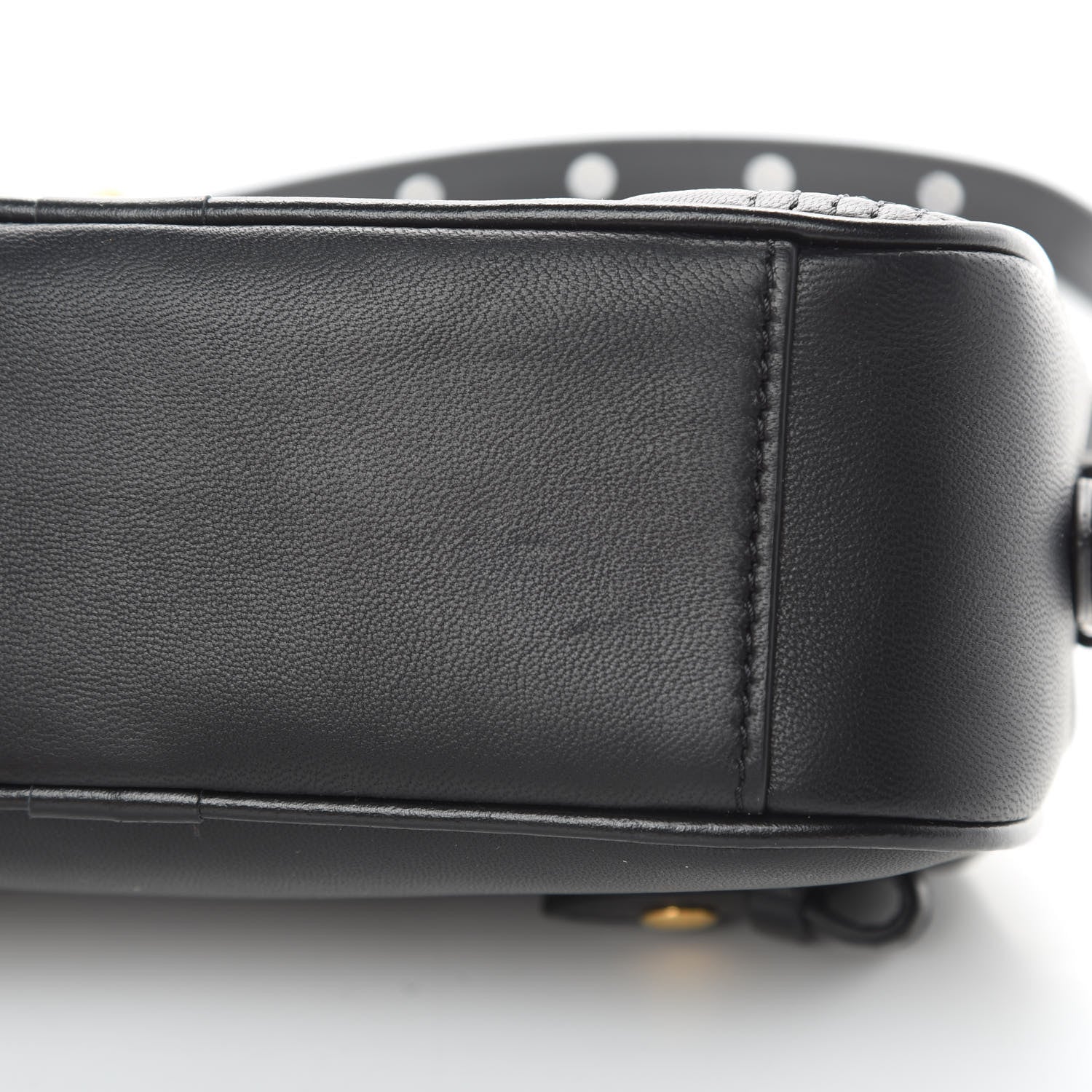 Burberry Lambskin Quilted Mini Camera Bag Black 13 of 15