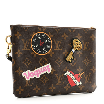 Louis Vuitton Monogram Travel Stickers City Pouch 3 of 9