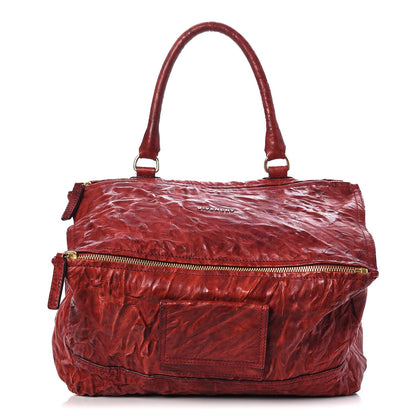 Givenchy Tumbled Sheepskin Large Pandora Red 1 of 7