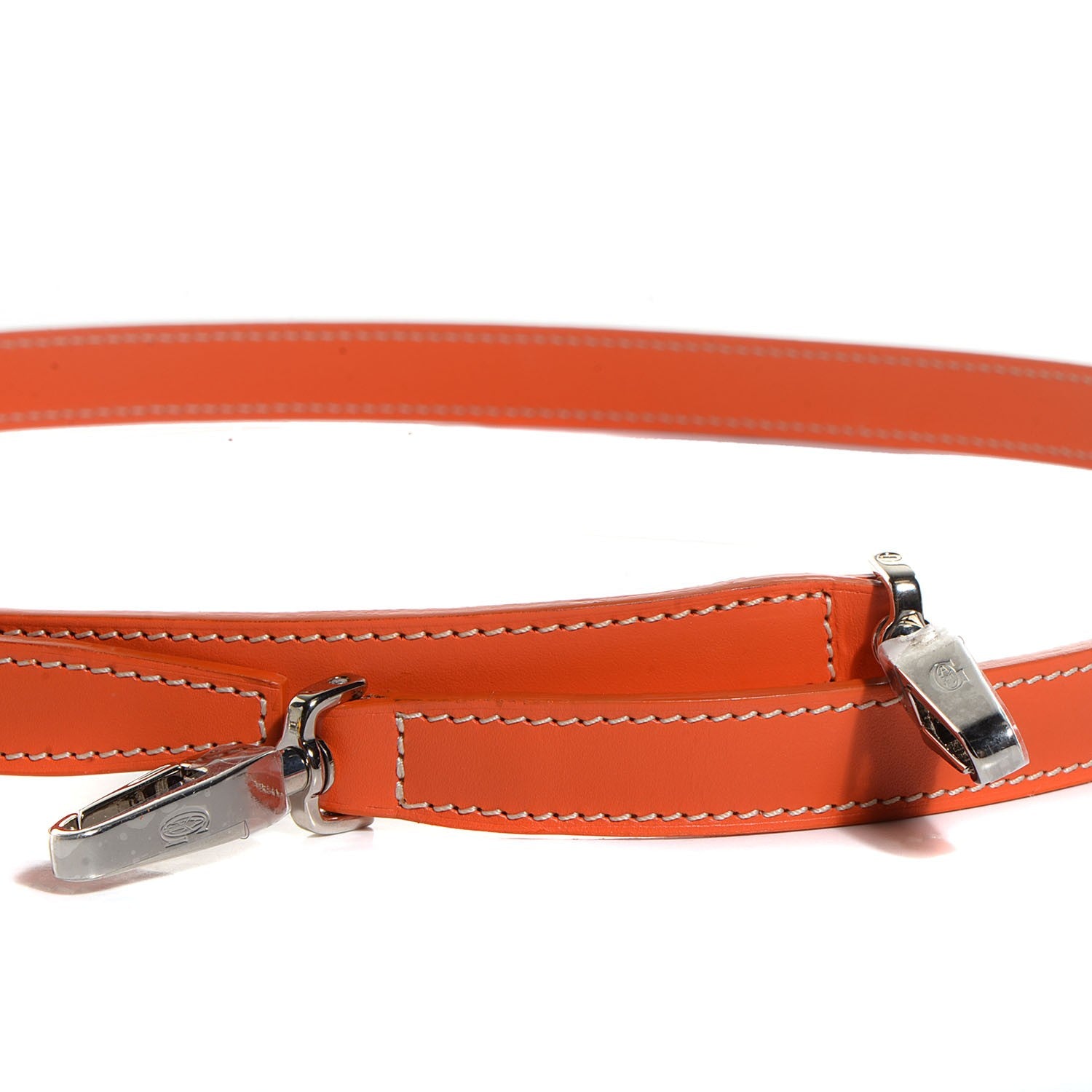 Goyard Leather Adjustable Shoulder Strap Orange 5 of 6