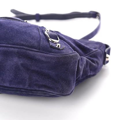 Balenciaga Baby Daim Suede Classic Hardware Hip Bleu Nuit 7 of 8