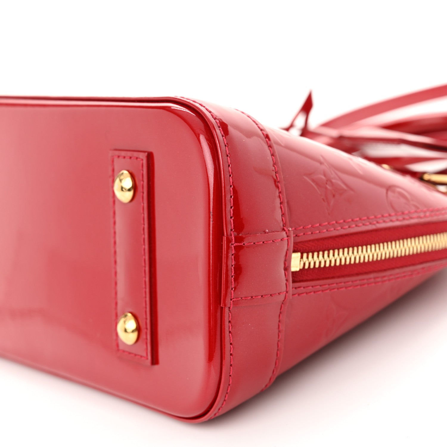 Louis Vuitton Vernis Alma BB Pomme D'Amour 9 of 9