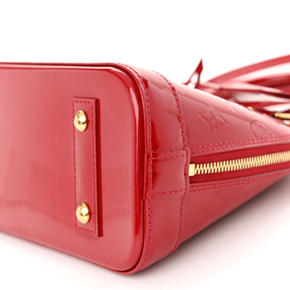 Louis Vuitton Vernis Alma BB Pomme D'Amour 9 of 9