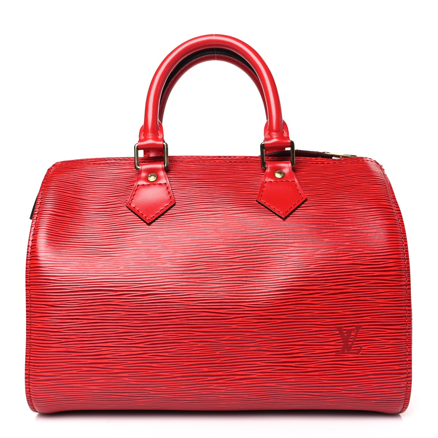 Louis Vuitton Epi Speedy 25 Castillan Red 1 of 8