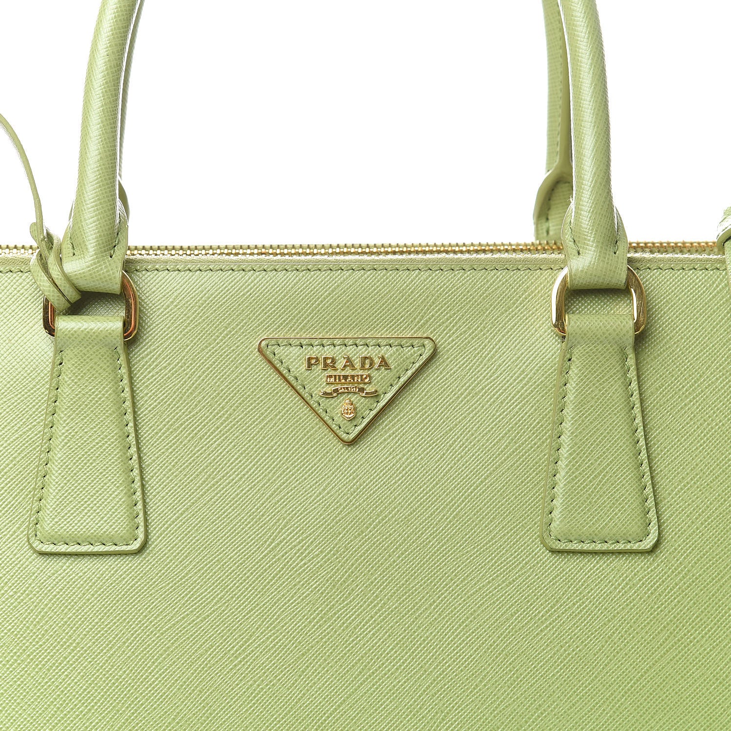 Prada Saffiano Medium Double Zip Galleria Tote Prato 11 of 12