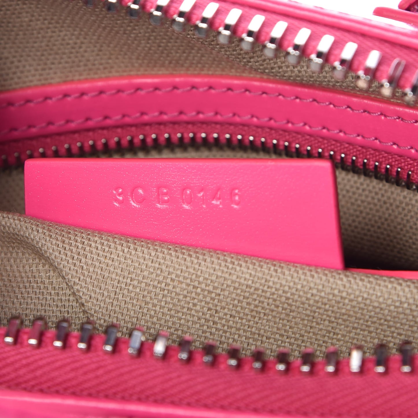 Shiny Lord Calfskin Mini Antigona Shocking Pink