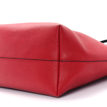 Fendi Vitello Elite Cuoio Monster Buggies Medium Roll Tote Mattone Black Multicolor Lavagna 10 of 12