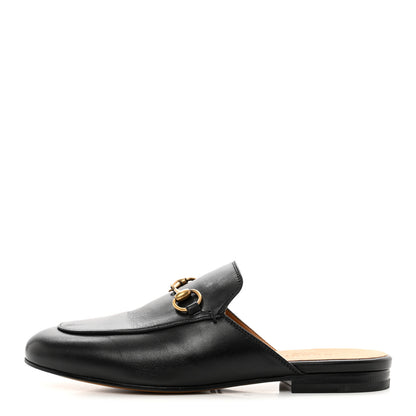 Gucci Calfskin Womens Princetown Slippers 35 Black 1 of 9