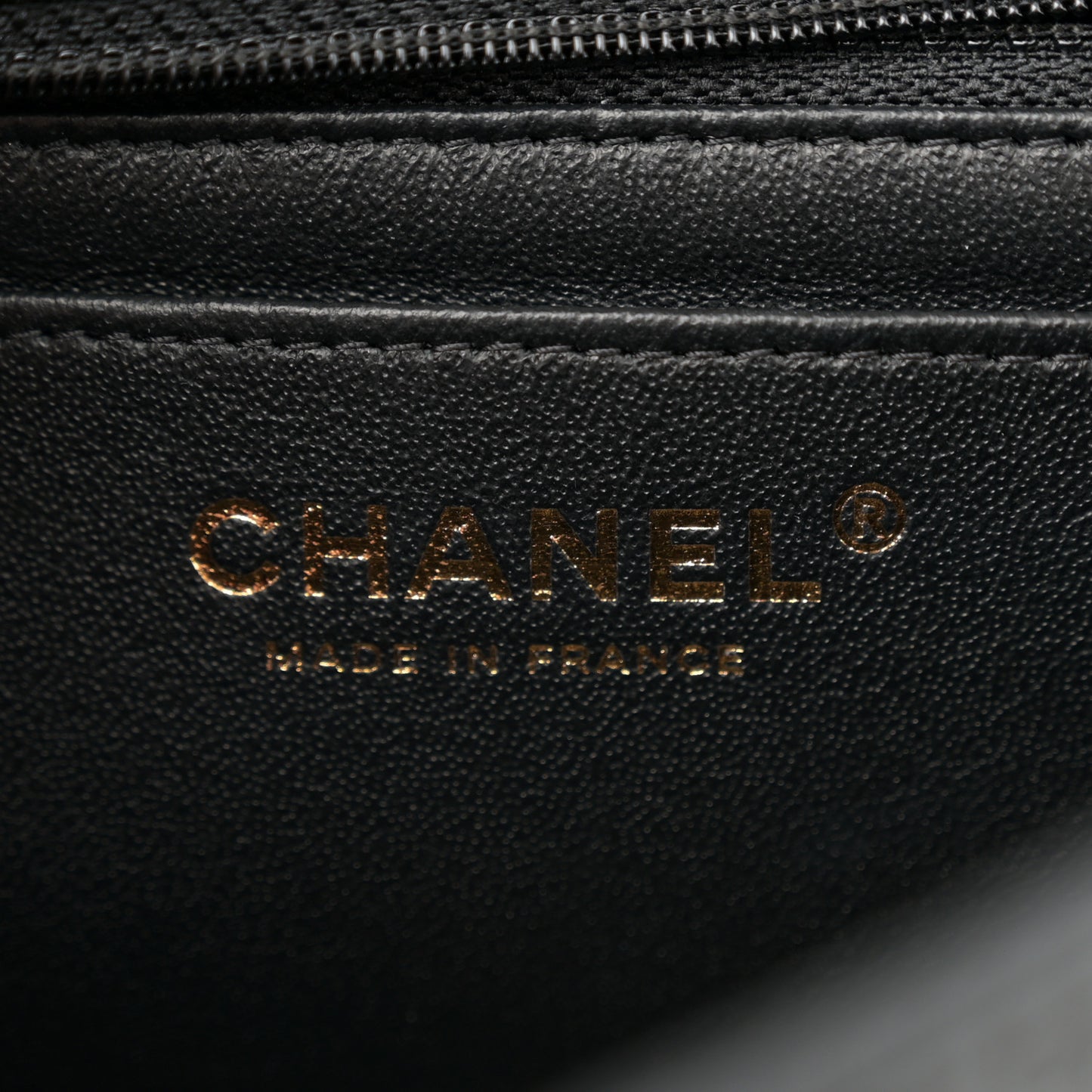 Lambskin Quilted Mini Rectangular Flap Black