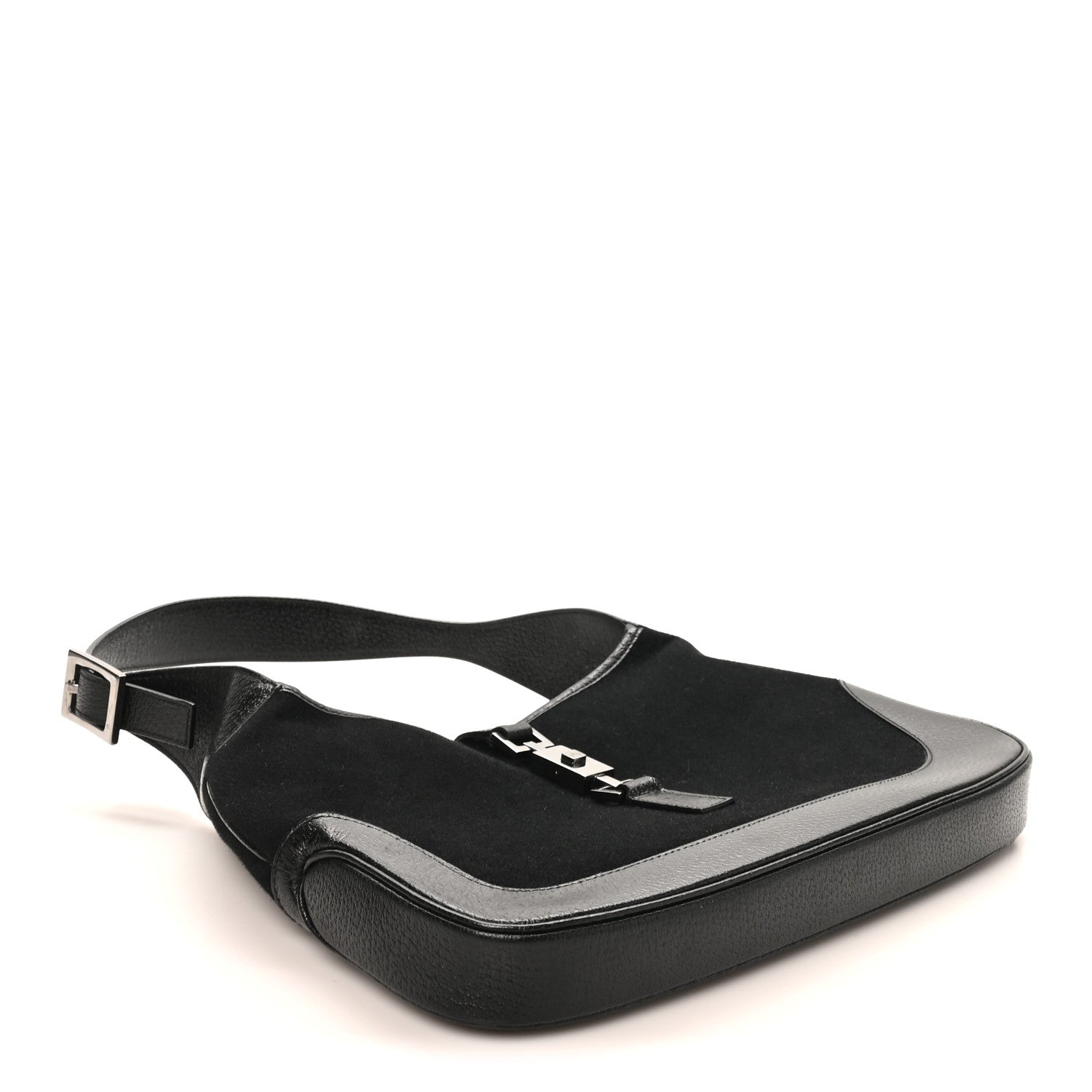 Gucci Felt Jackie O Hobo Black 4 of 10