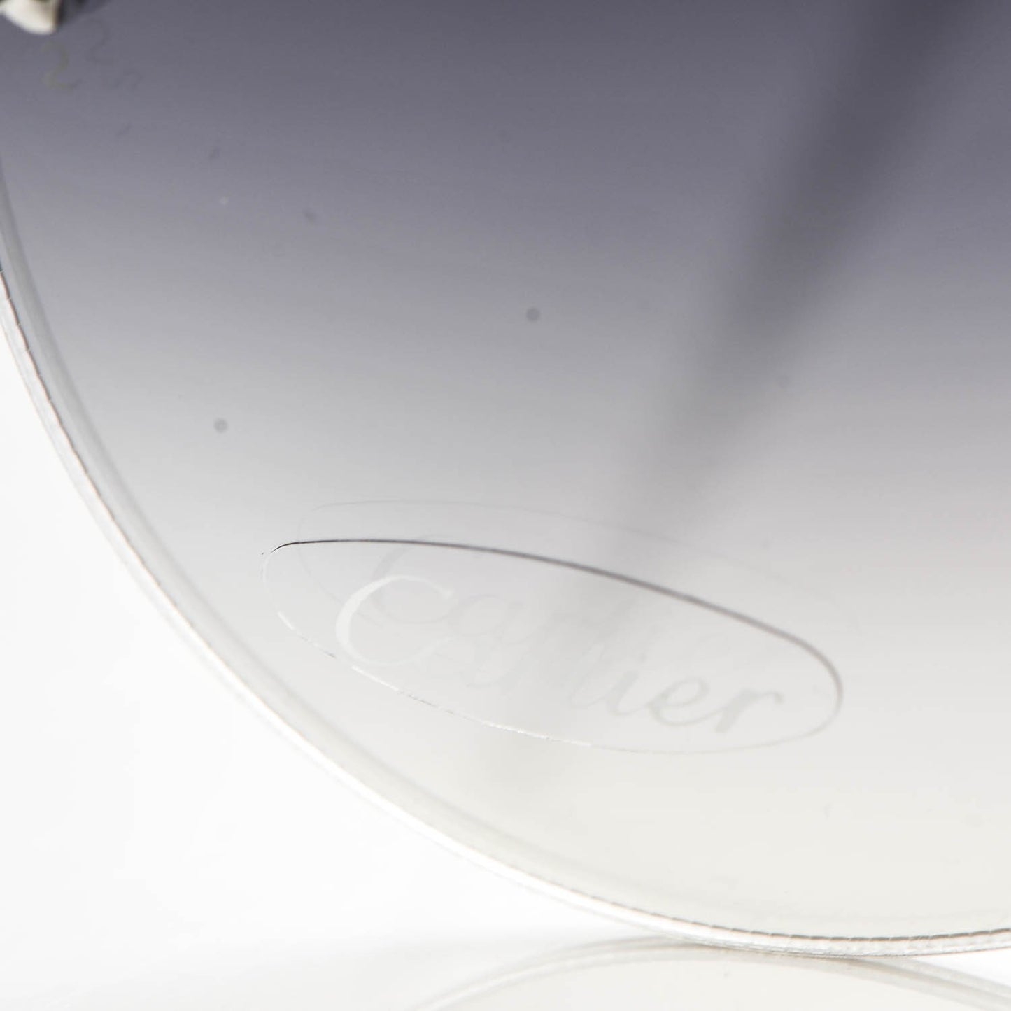 Panthere De Aviator Sunglasses Silver