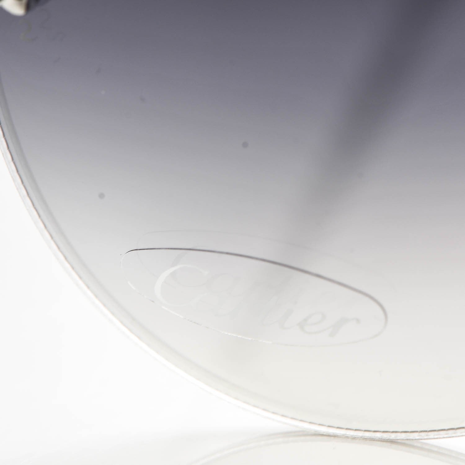 Cartier Panthere De Aviator Sunglasses Silver 8 of 8