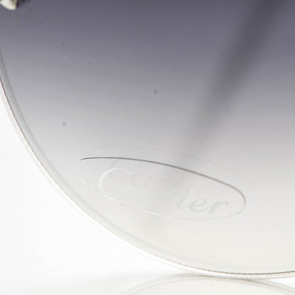 Cartier Panthere De Aviator Sunglasses Silver 8 of 8