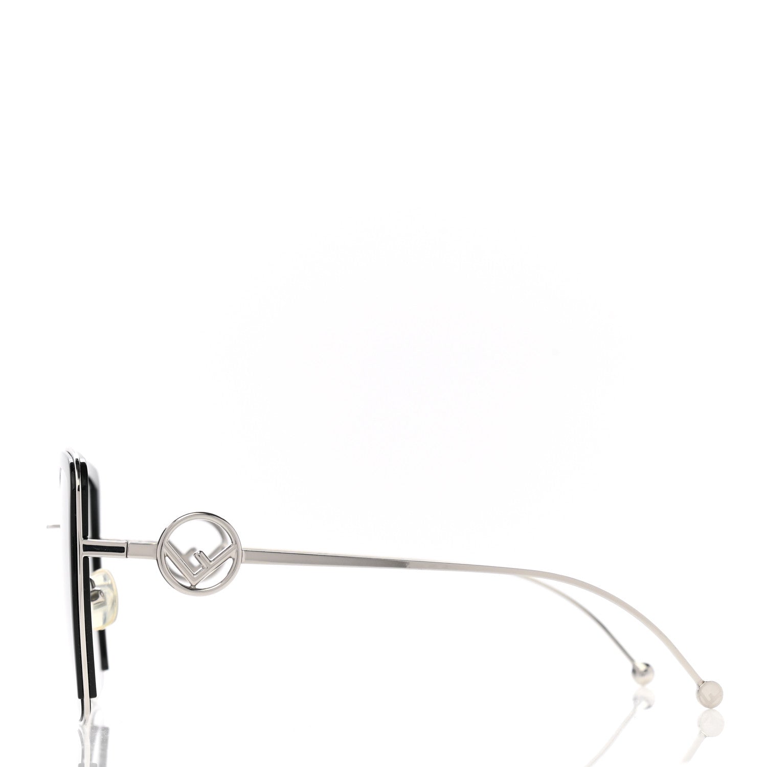Fendi Metal Acetate F is Fendi Square Sunglasses FF 0294/S Silver 3 of 7
