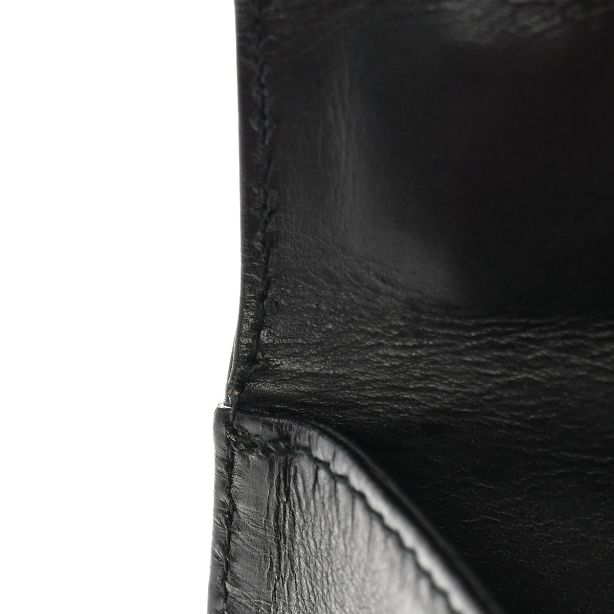 Brushed Off Calfskin Small Iconic Top Handle Black