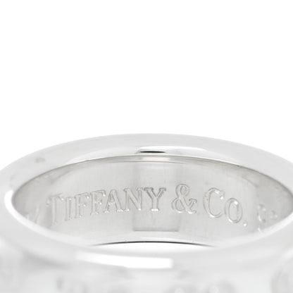 Tiffany Sterling Silver 1837 Band Ring 51 5.75 4 of 4