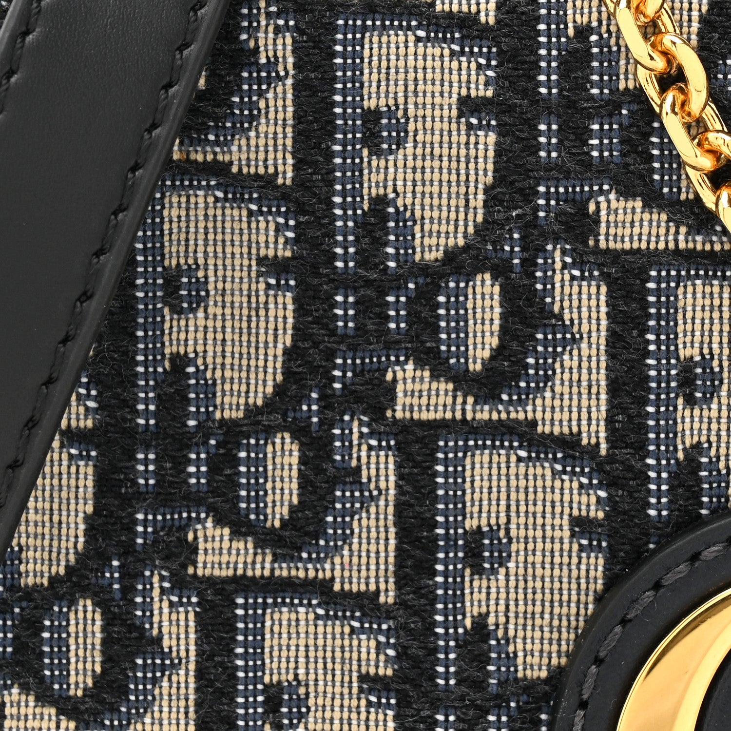 Christian Dior Oblique 30 Montaigne 2-In-1 Pouch Blue 7 of 11