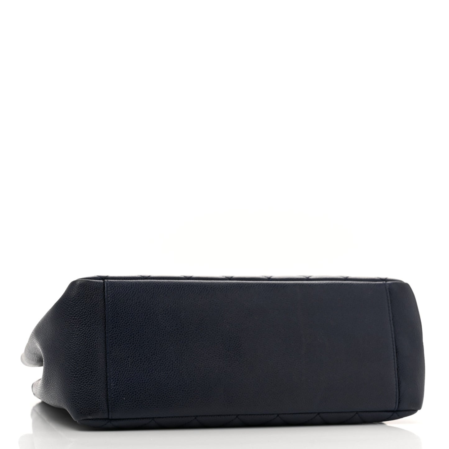Caviar Quilted Grand Shopping Tote GST Navy Blue