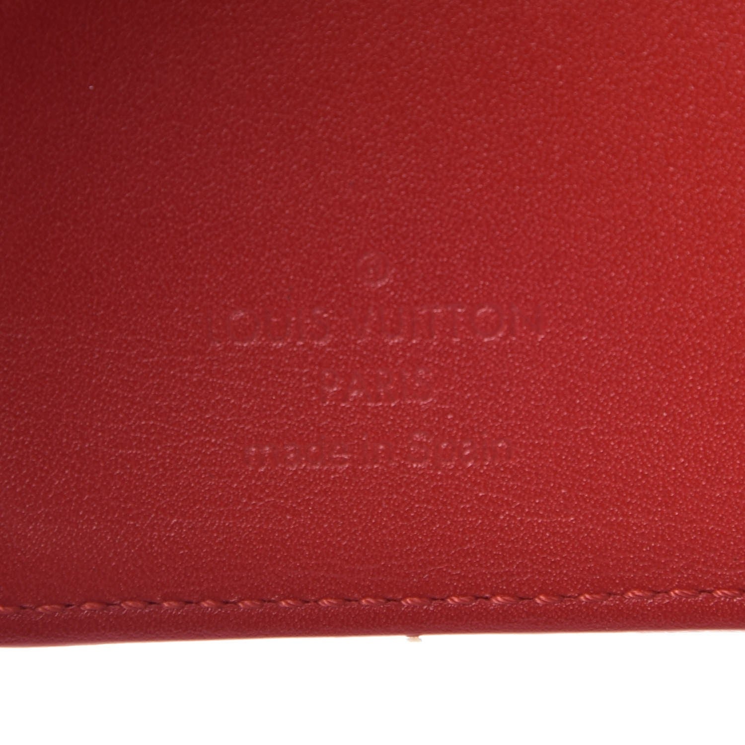 Louis Vuitton Vernis Small Ring Agenda Cover Red 6 of 6