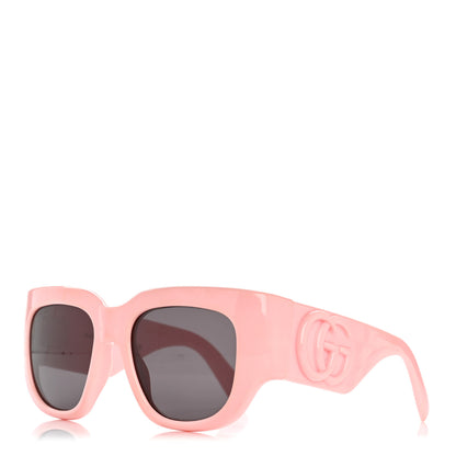 Gucci Marmont Monocolor 53mm Squared Sunglasses GG1545S Pink 1 of 8