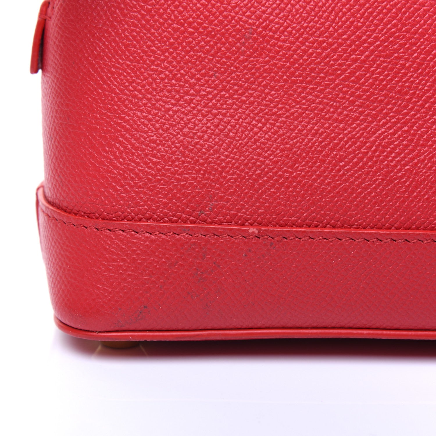 Balenciaga Grained Calfskin XXS Ville Top Handle Bag Rouge Coquelicot 19 of 22