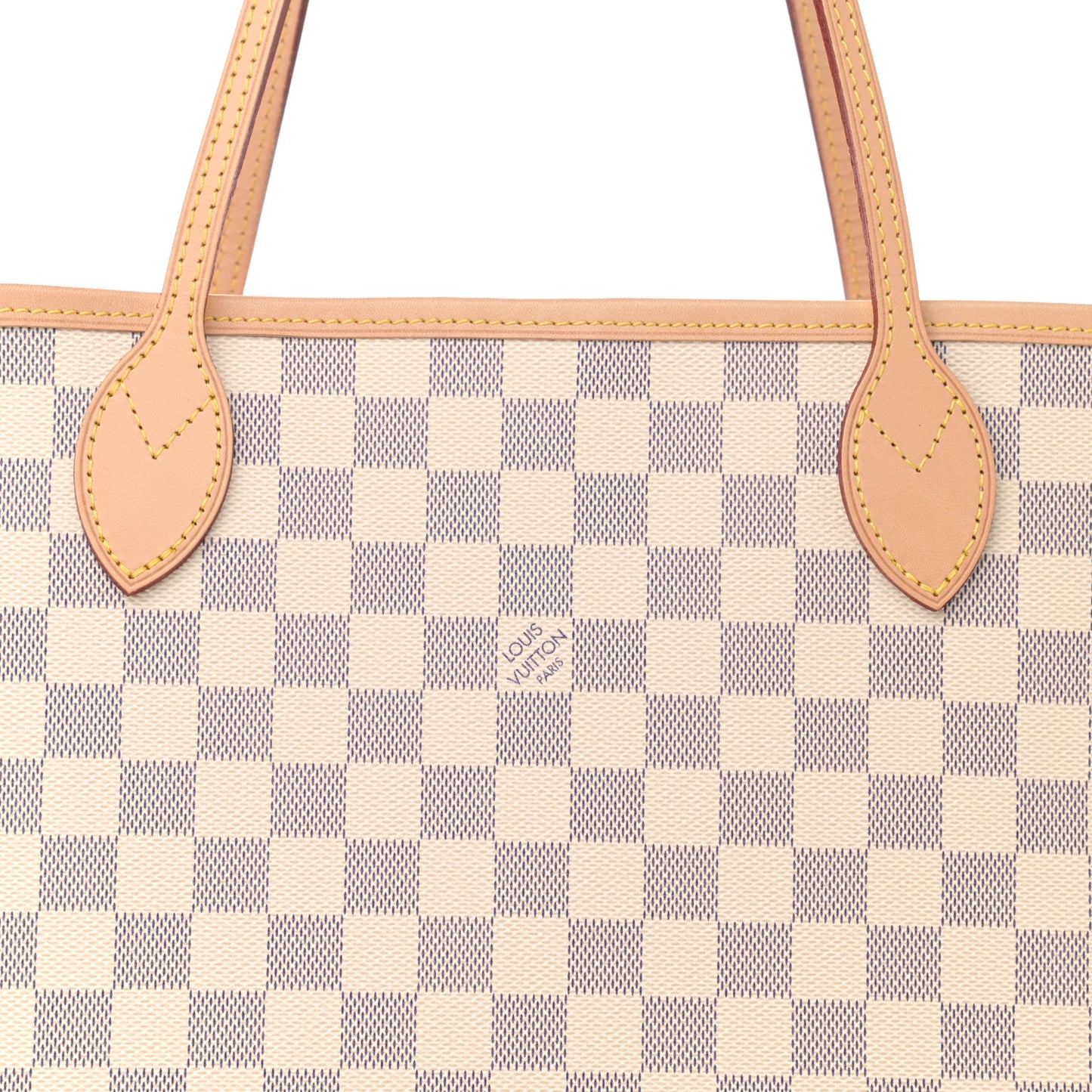 Damier Azur Neo Neverfull MM Rose Ballerine