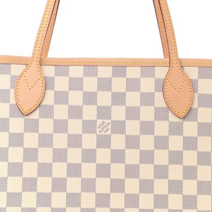 Louis Vuitton Damier Azur Neo Neverfull MM Rose Ballerine 8 of 10