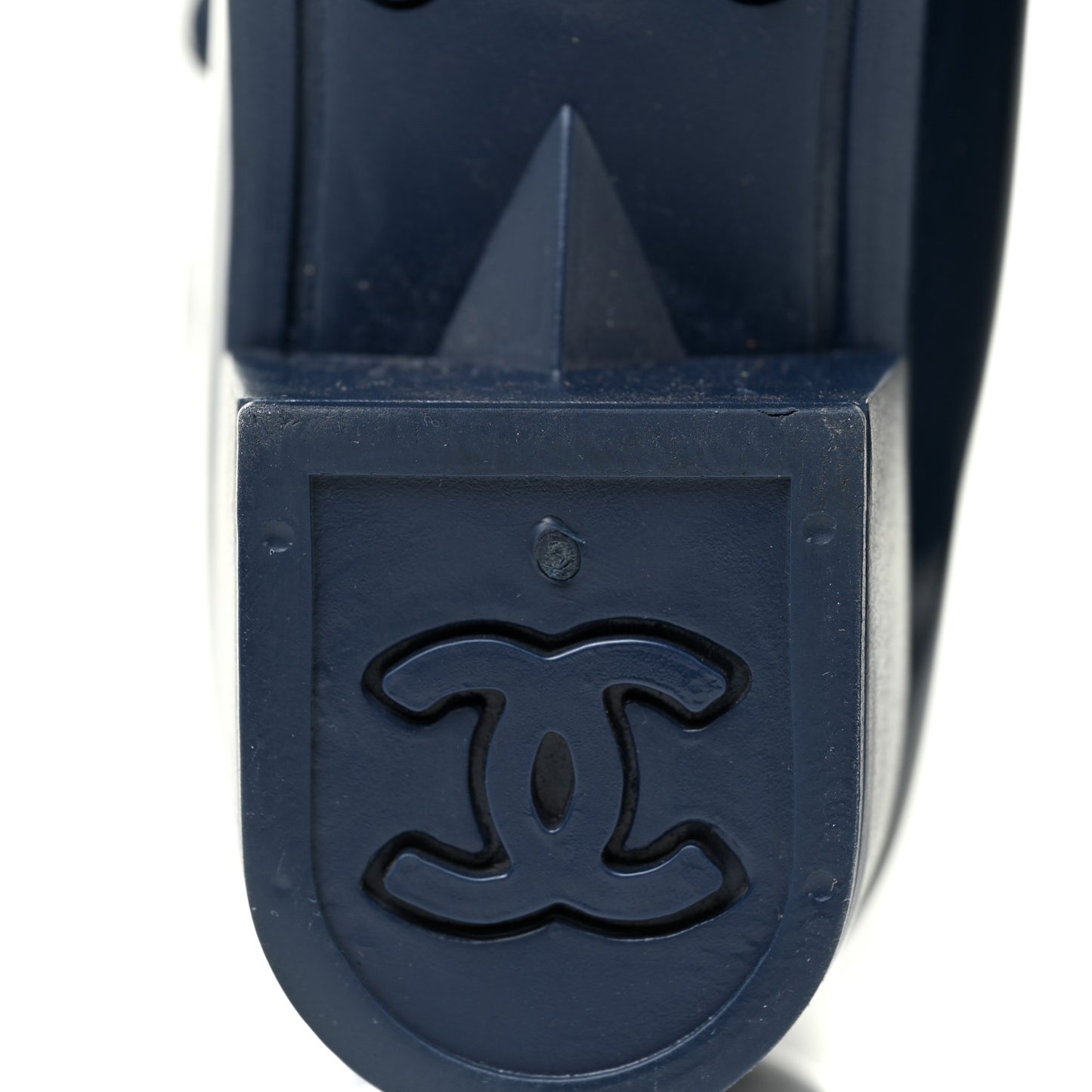 Rubber Camellia Rain Boots 39 Dark Blue