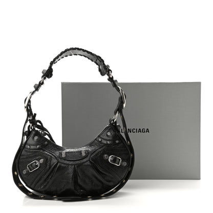 Balenciaga Agneau Arena Le Cagole Shoulder Bag XS Black 12 of 12