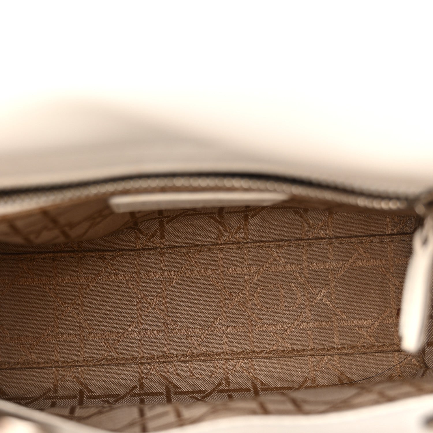 Christian Dior Lambskin Cannage Mini Lady Dior White 5 of 11