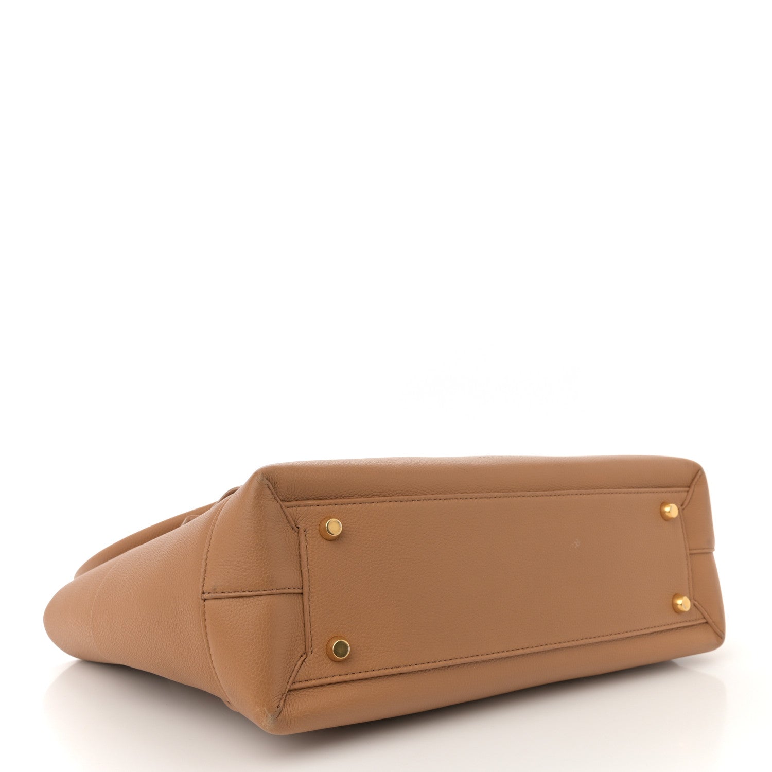 Bottega Veneta Grained Calfskin Maxi Intrecciato Medium Arco Nude 4 of 15