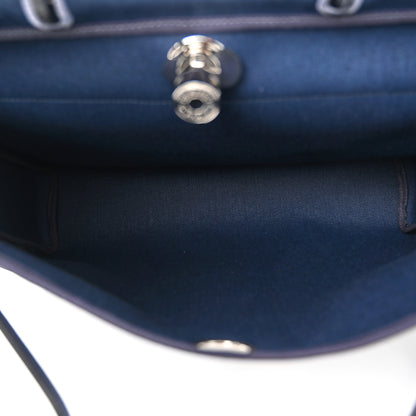 Hermes Toile Vache Hunter Herbag Zip 39 MM Bleu Marine Bleu Indigo 6 of 12