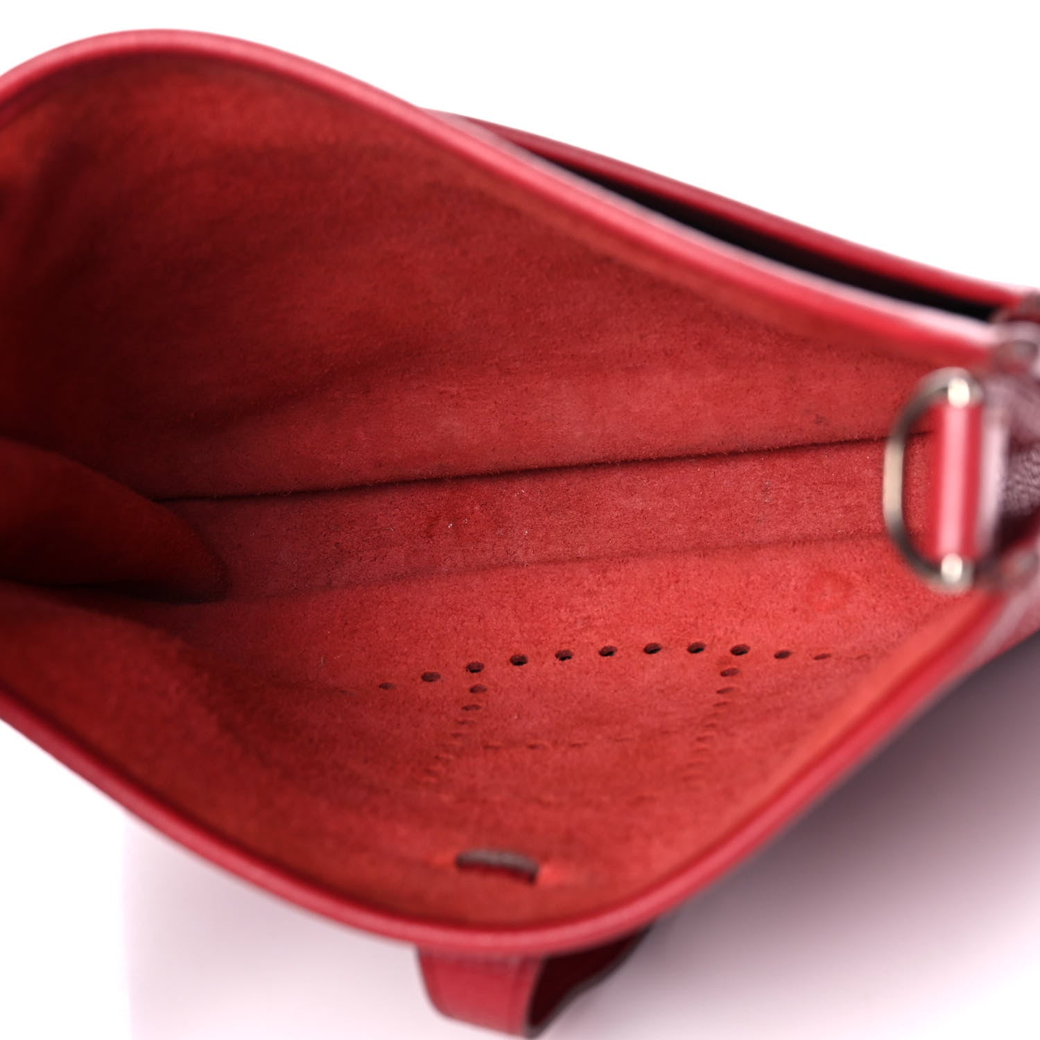 Hermes Taurillon Clemence Evelyne III PM Rouge Garance 4 of 21
