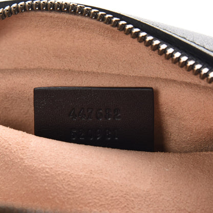 Gucci Calfskin Matelasse Small GG Marmont Chain Shoulder Bag Black 7 of 7