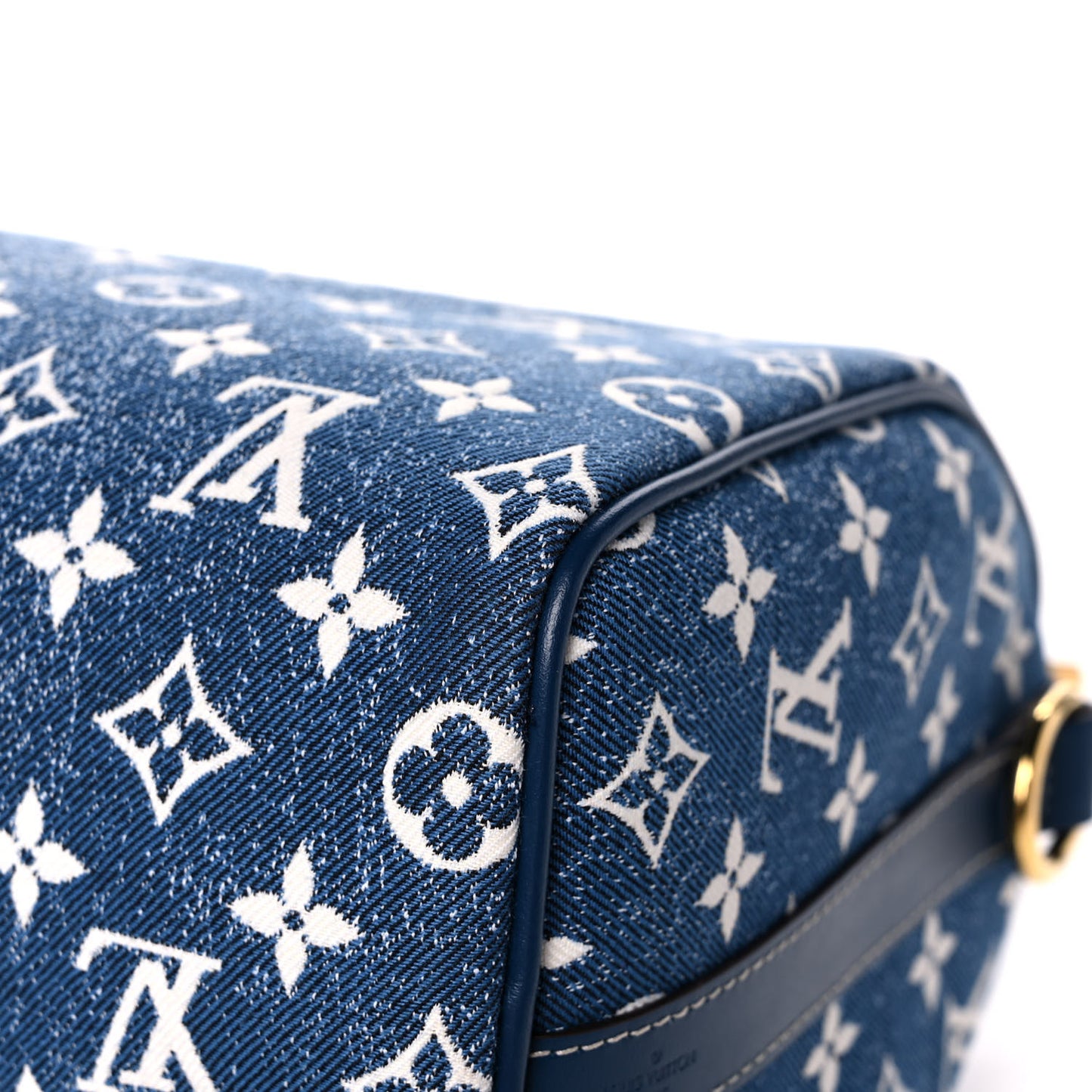 Monogram Jacquard Denim Speedy Bandouliere 25 Bleu