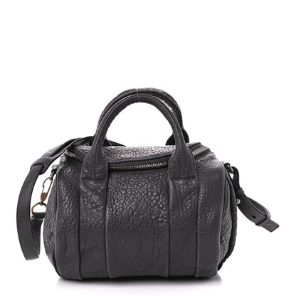 Alexander Wang Pebbled Lambskin Rockie Tundra Antique Silver Hardware 1 of 9