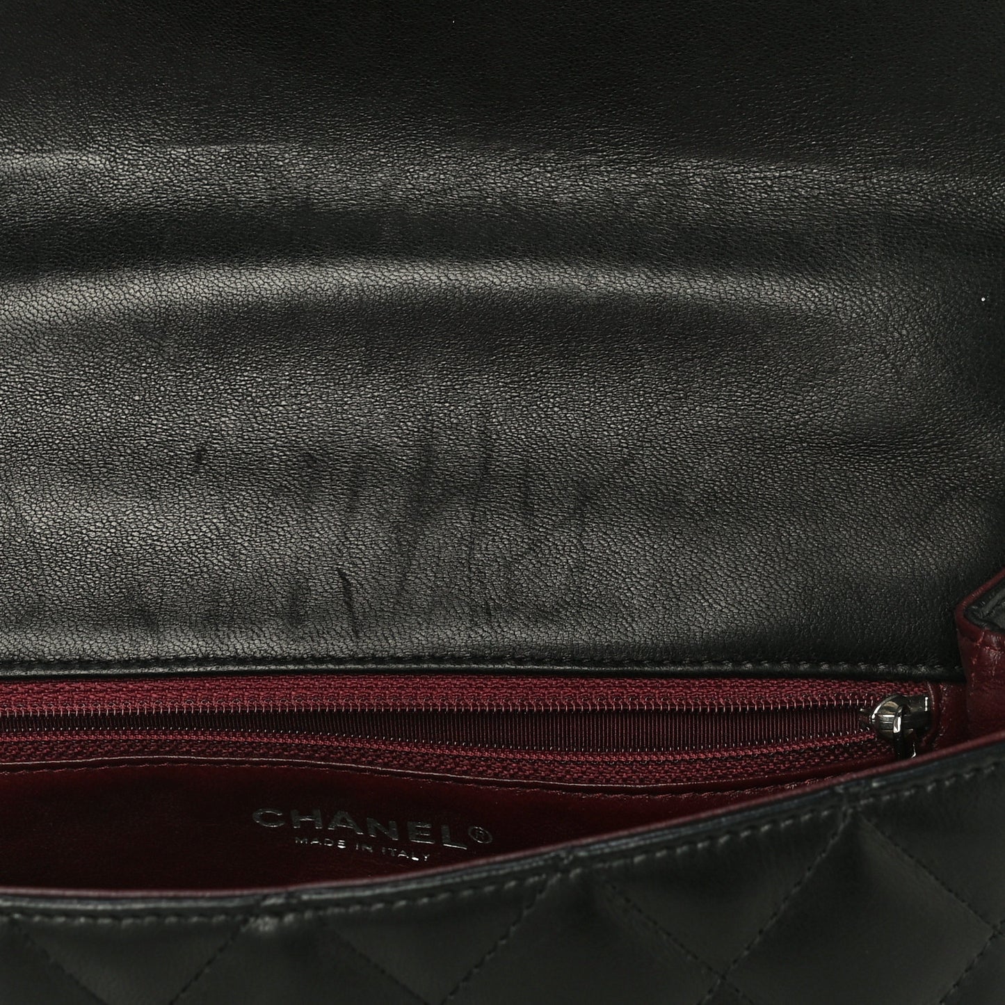 Lambskin Quilted Medium Kelly Flap Bag Black